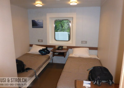Unsere Kabine