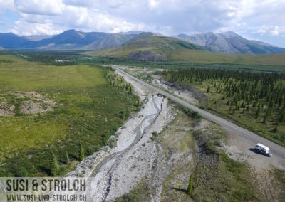 Dempster Highway: Vogelperspektive