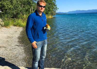 Am Tagish Lake